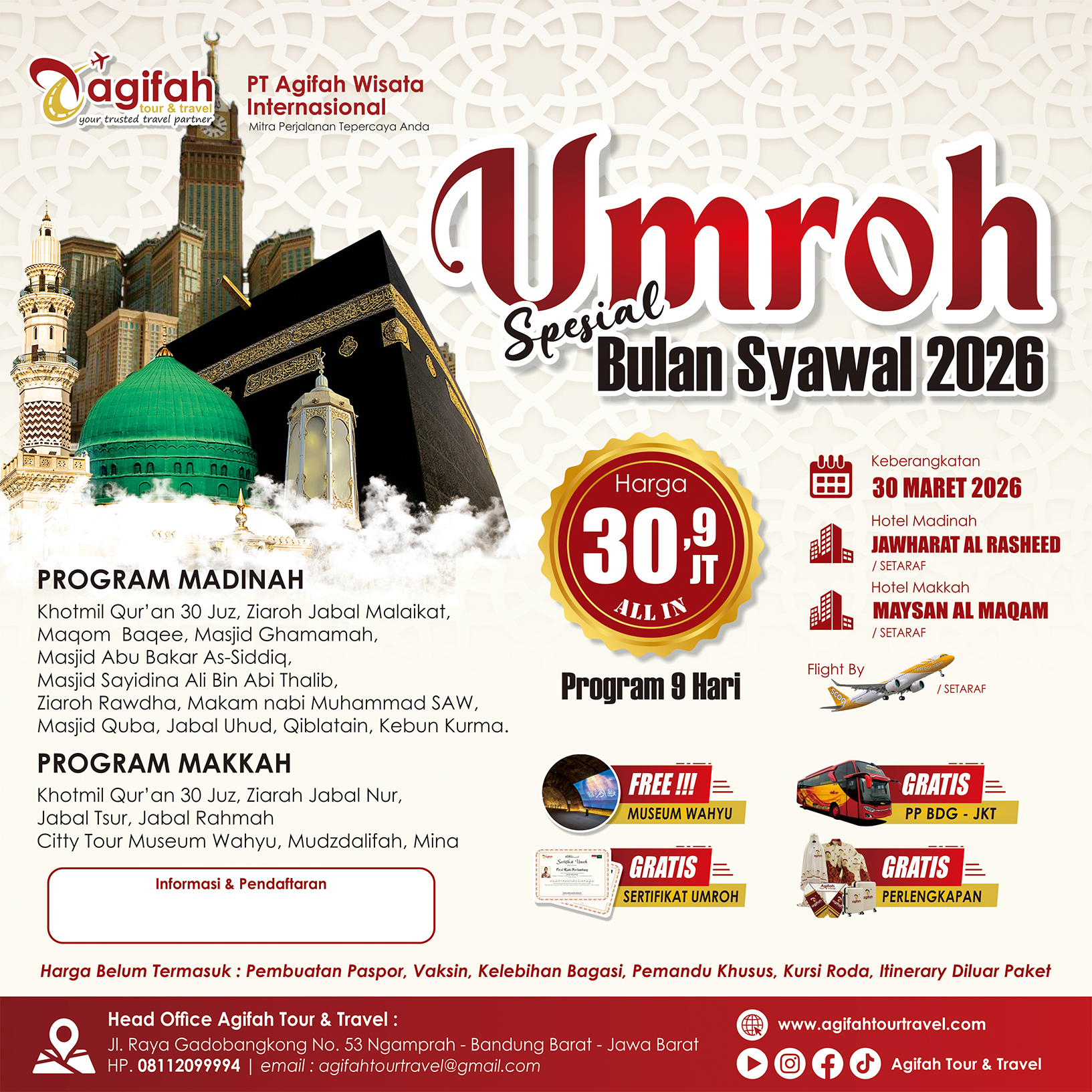 UMROH SPESIAL BULAN SYAWAL 2026